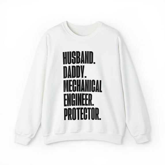 Mechanical engineer Dad Fathers Day Birthday Sweatshirt, Gifts, Crewneck