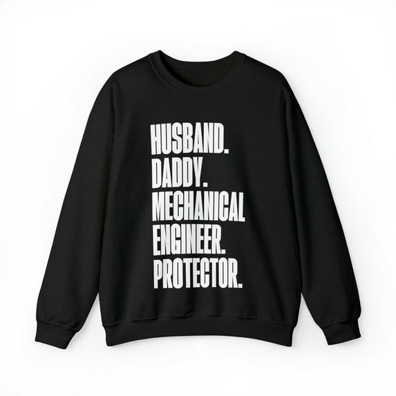 Mechanical engineer Dad Fathers Day Birthday Sweatshirt, Gifts, Crewneck