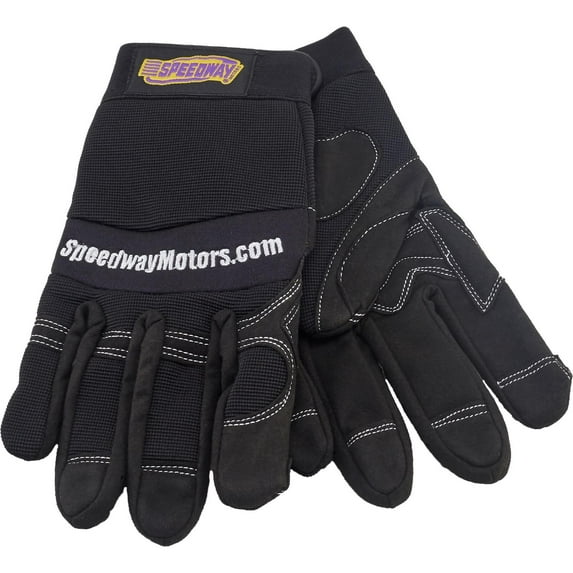 Mechanics Style Crew Work Gloves, Large