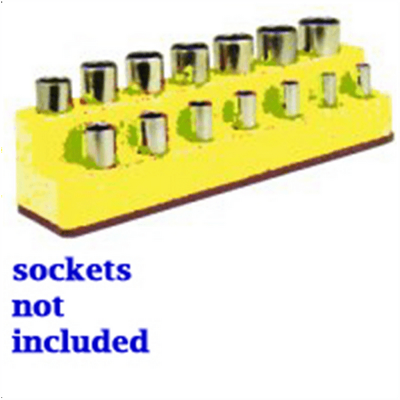 Mechanic's Time Savers SOC HOL 3/8 IMP M YELLOW NEON 14 HOL