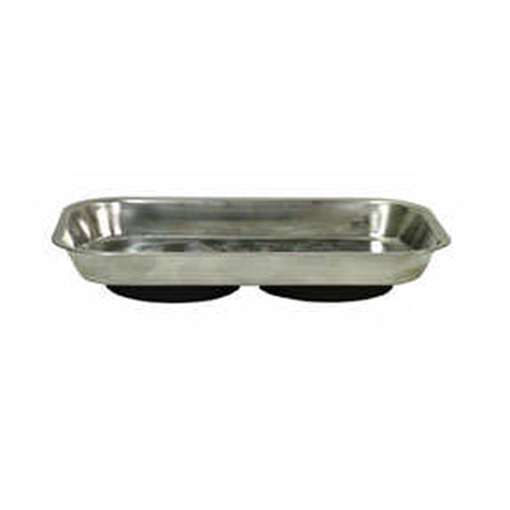 Mechanics Time Saver 3520 9.5" x 5.5" Stainless Steel Magnetic Parts Tray