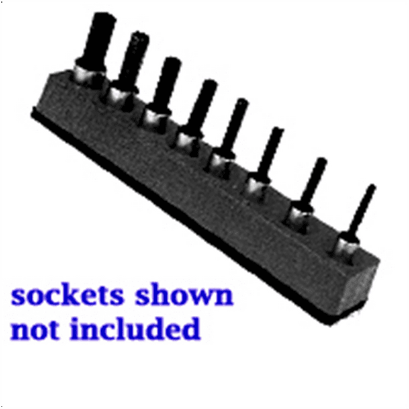 Mechanics Time Savers 388 3/8" Drive Universal Black Socket Holder 10-19mm