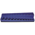 thumbnail image 1 of Mechanics Time Savers SD3810 24 Hole Shallow with Deep Socket Organizer - Neon Blue, 1 of 1