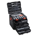 thumbnail image 1 of Mechanics Tool Set and Socket Set, 1/4" 3/8" 1/2" Drive Deep and Standard Sockets, 230-450 Pcs SAE and Metric Mechanic Tool Kit with Bits, Hex Wrenches, Combination Wrench, Accessories, Storage Case, 1 of 7