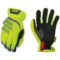 thumbnail image 1 of Mechanix Wear 2X Hi-Viz Yellow FastFit Full Finger Synthetic Leather Mechanics Gloves With Elastic Cuff, 3M Scotchlite Reflective Ink Increases Visibility, 1 of 4