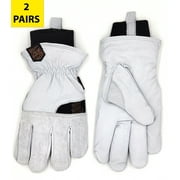 Mechanix Wear Coldwork 3M Thinsulate Insulation Water Resistant Leather Winter Work Gloves, Size XL , 2 Pairs