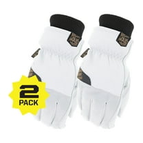 Mechanix Wear Coldwork Insulated Water Resistant Leather Work Gloves, Size Medium, 2 Pairs