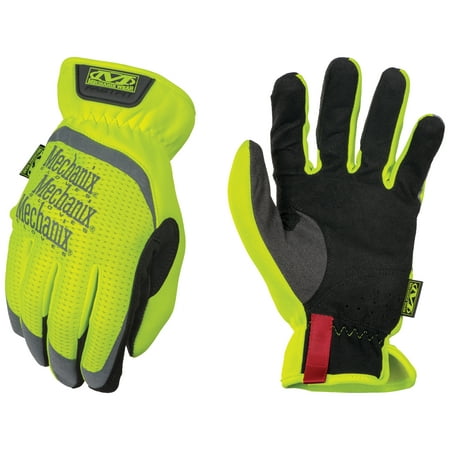 Mechanix Wear FastFit HiViz Yellow Touchscreen Capable Multi Purpose Safety Work Glove