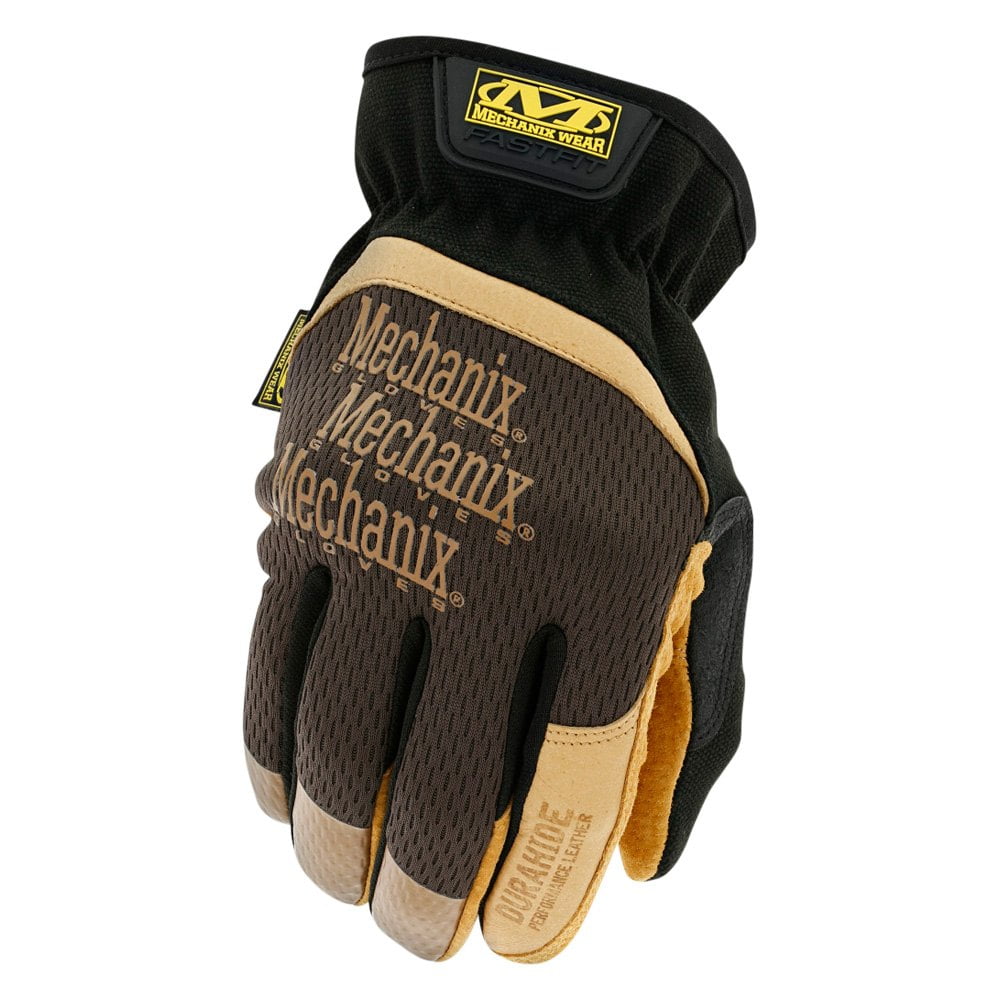 MECHANIX WEAR Medium Brown Leather Driving Gloves, (1-Pair) in the