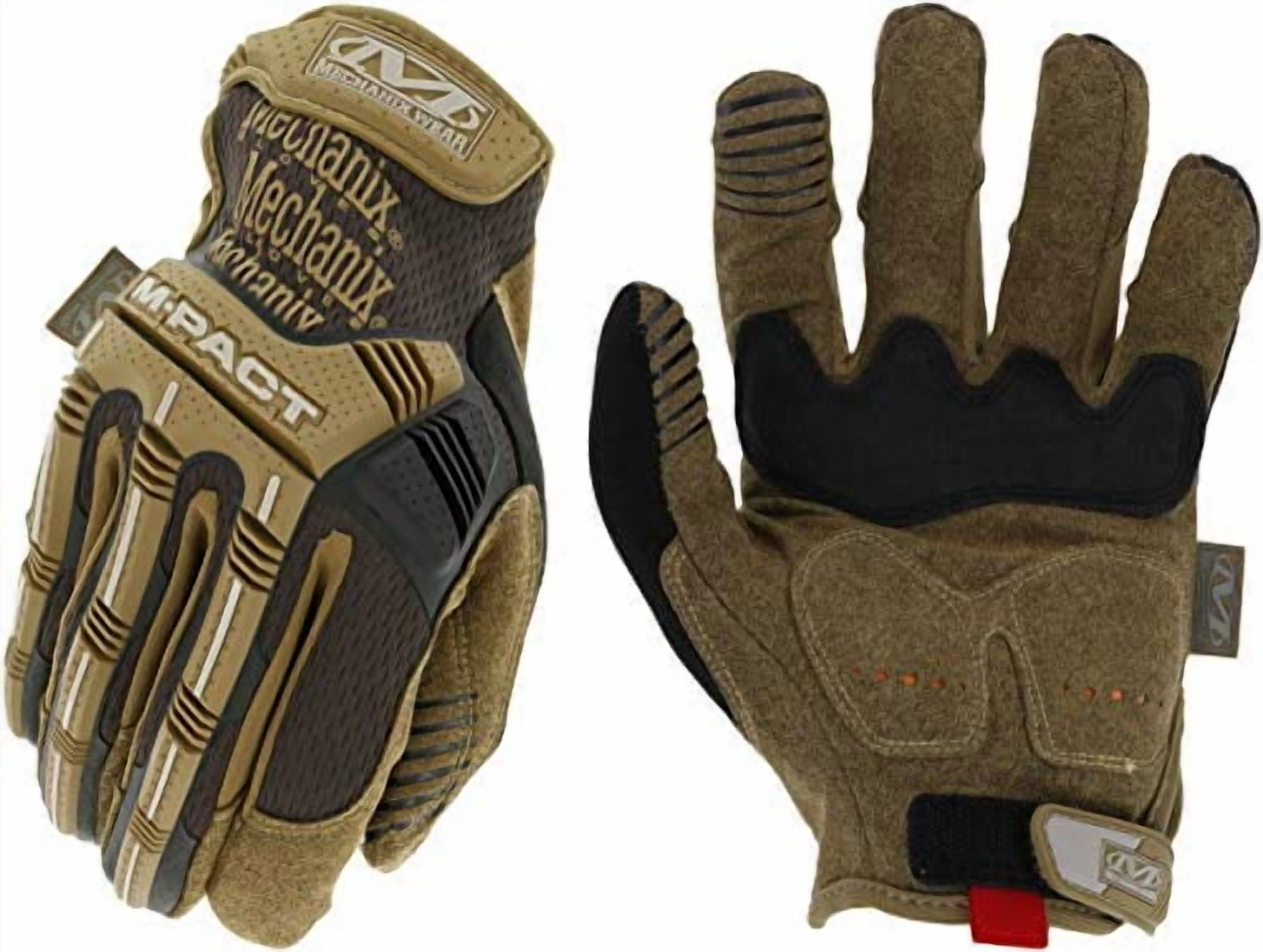 Mechanix Wear: M-Pact Work Gloves (Large, Brown)