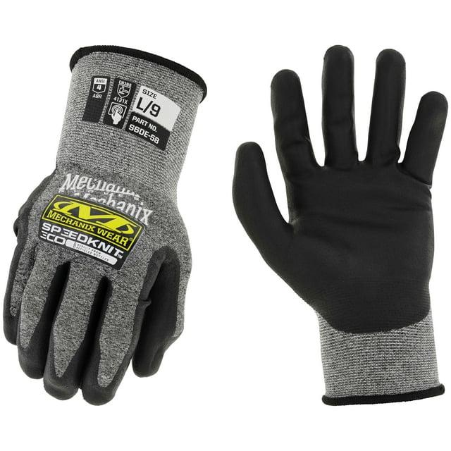 Mechanix Wear Men's Power Knit Eco Coated-Knit Work Gloves