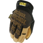 Mechanix Wear The Original Durahide Leather Work Gloves with Secure Fit, Utility Gloves for Multi-purpose Use, Abrasion Resistant, Added Durability, Safety Gloves for Work Brown, Large