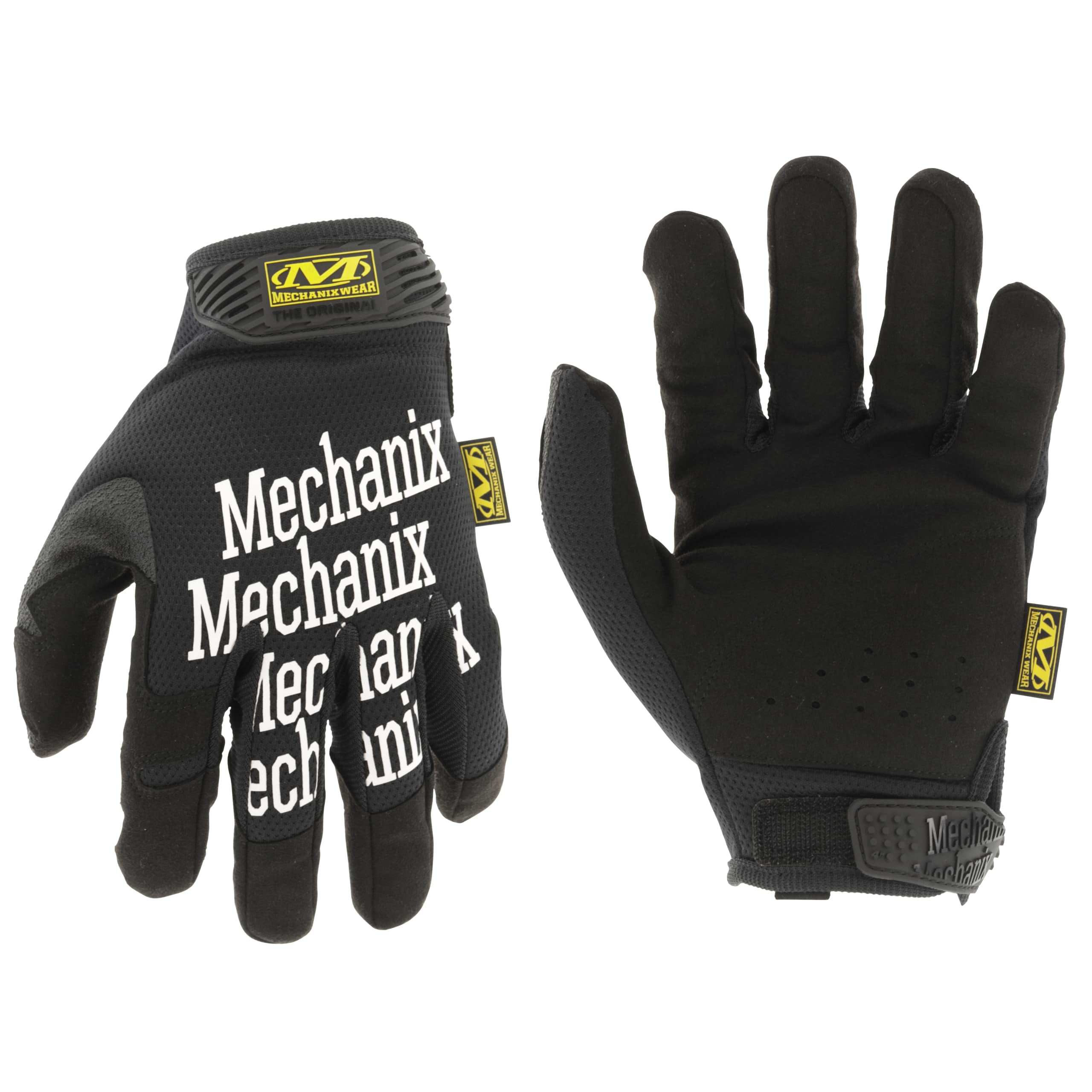 Mechanix Wear Original Work Gloves - Multi-Purpose Outdoor Work Gloves - Secure Fit - Durable & Machine Washable - Breathable & Comfortable - X-Large - Black