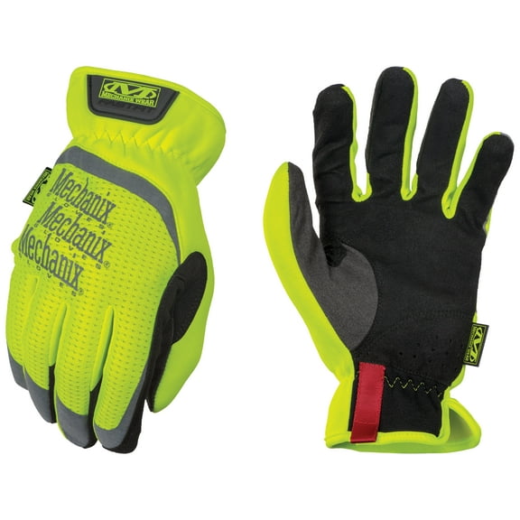 Mechanix Wear SFF-91-010 Large Hi-Viz Yellow Safety FastFit® Gloves