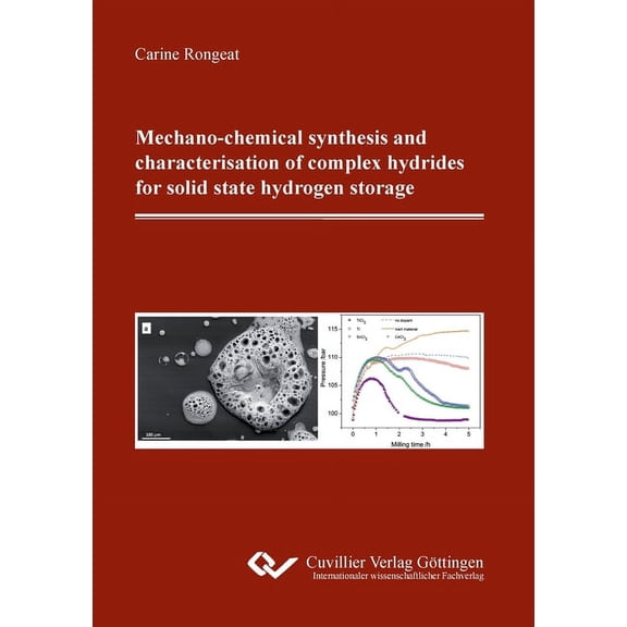 Mechano-chemical synthesis and characterisation of complex hydrides for solid state hydrogen storage (Paperback)