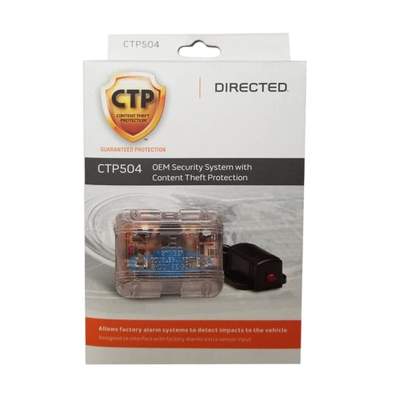 Directed CTP504 Factory Alarm Connection and System Security Theft Protection with Shock Sensor