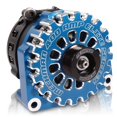 thumbnail image 1 of Mechman High Output 400 Amp Alternator Blue Billet 1996-2004 GM Truck 4.3L 4.8L 5.3L 5.7L 6L, 1 of 6