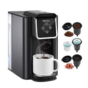 Mecity Coffee Maker 3 in 1 Single Serve Coffee Machine, Compatible with K cup Capsules, Instant Coffee Pot, Tea maker, 6,8,10 Oz Cup, Removable 50 Oz Water Rese