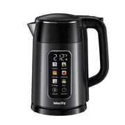 Mecity Electric Kettle Touch Screen Temperature Control Water Boiler, No Plastic Contact with Water. 6 Preset Temperature Programs, 2 Hours Keep Warm, 1.7 Liter