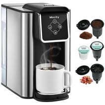 Mecity KC101 Coffee Maker 3-in-1 Single Serve Coffee Machine, for K-Cup Coffee Capsule Pod, Ground Coffee