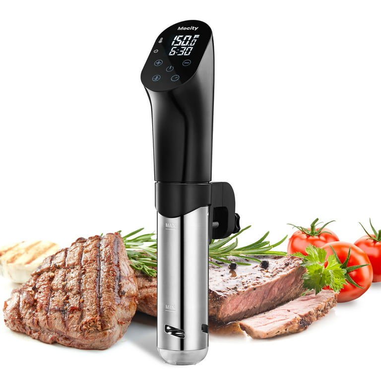 Mecity SVJ-2000 Sous Vide Cooker - 1100W Water Bath Heating with 0.5 Accuracy