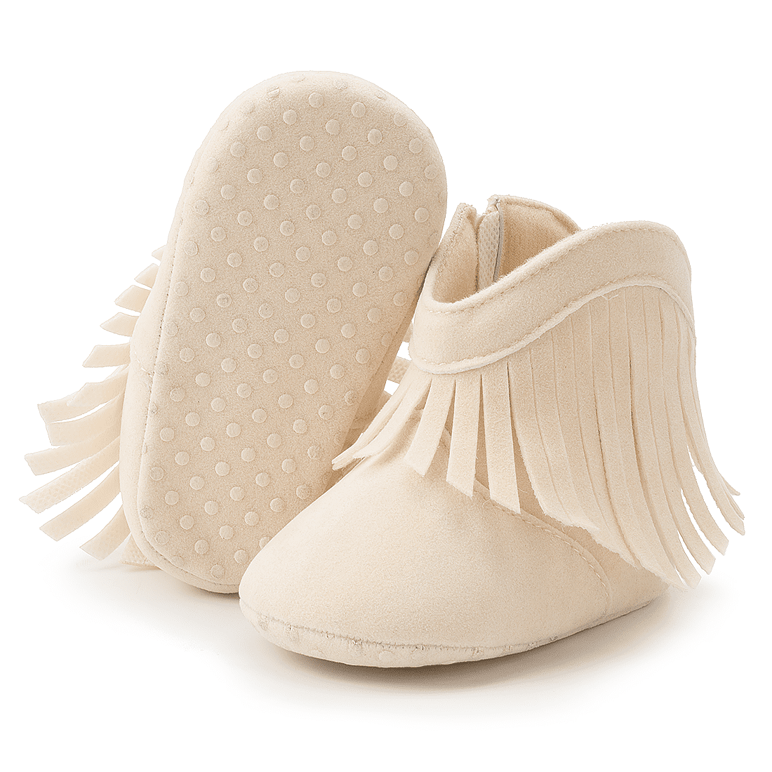 Meckior Baby Cowboy Tassel Booties, Warm Winter Infant Shoes, Soft Sole ...