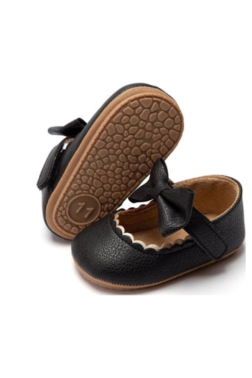 Baby Girl Dress Shoes in Baby Girl Shoes | Black - Walmart.com