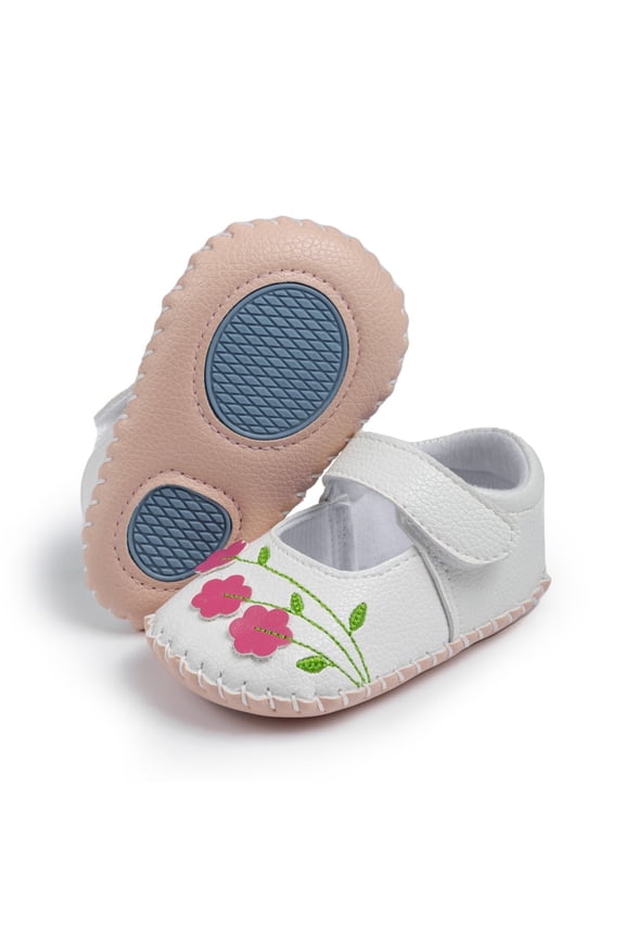 Baby Girls Shoes Infant Princess Dress Shoe Wedding Flats for First Walkers 0-18M