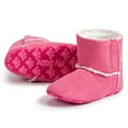 thumbnail image 1 of Meckior Baby Girls Snow Warm Boots Infant Winter Booties Newborn Slip On Shoes for 3-18 Months, 1 of 6