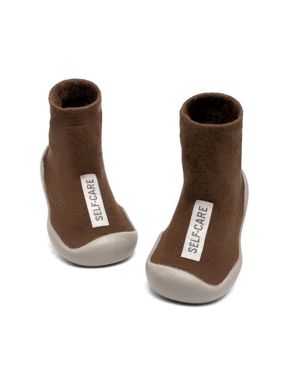 Baby Sock Shoes Baby Walking Shoes Infant Non-Slip Breathable Slippers Soft Rubber Sole Sneakers for Baby Boys Girls
