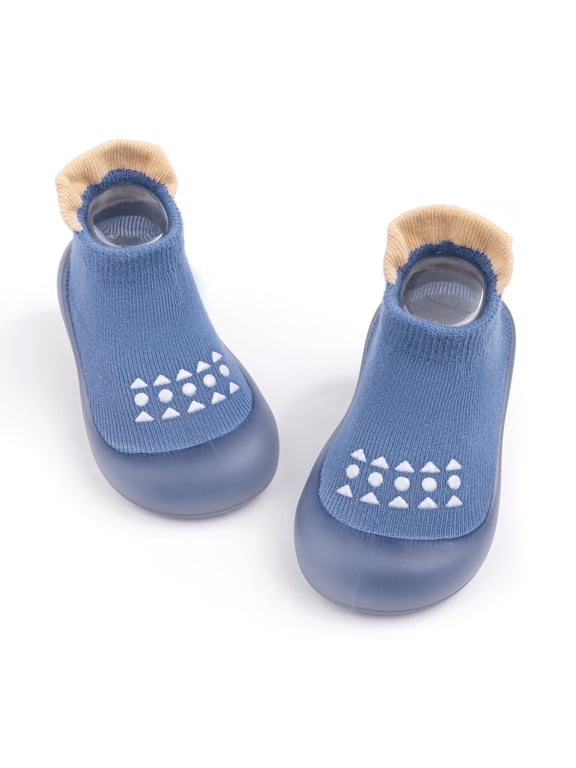 Baby Sock Shoes Baby Walking Shoes Infant Non-Slip Breathable Slippers Soft Rubber Sole Sneakers for Baby Boys Girls