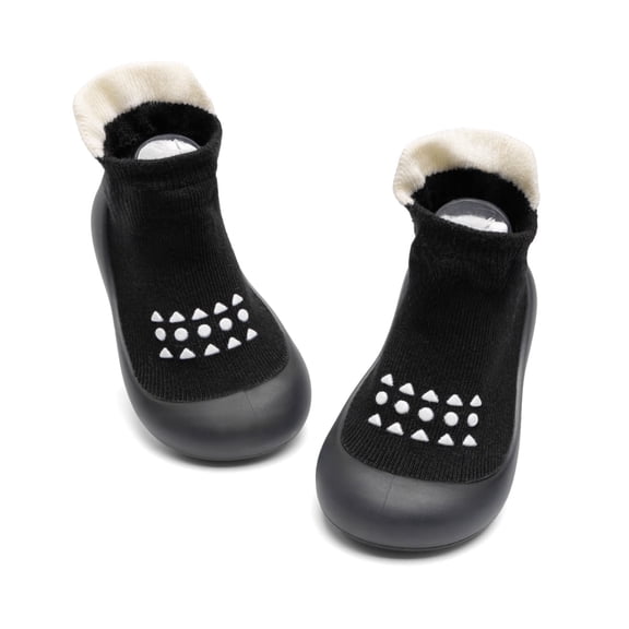 Meckior Baby Sock Shoes Baby Walking Shoes Infant Non-Slip Breathable Slippers Soft Rubber Sole Sneakers for Baby Boys Girls