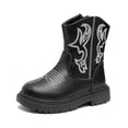 thumbnail image 1 of Meckior Toddler Girls Boys Combat Ankle Boots Little Kid Waterproof Outdoor Chelsea Fall Booties Leather Comfort Shoes, 1 of 7