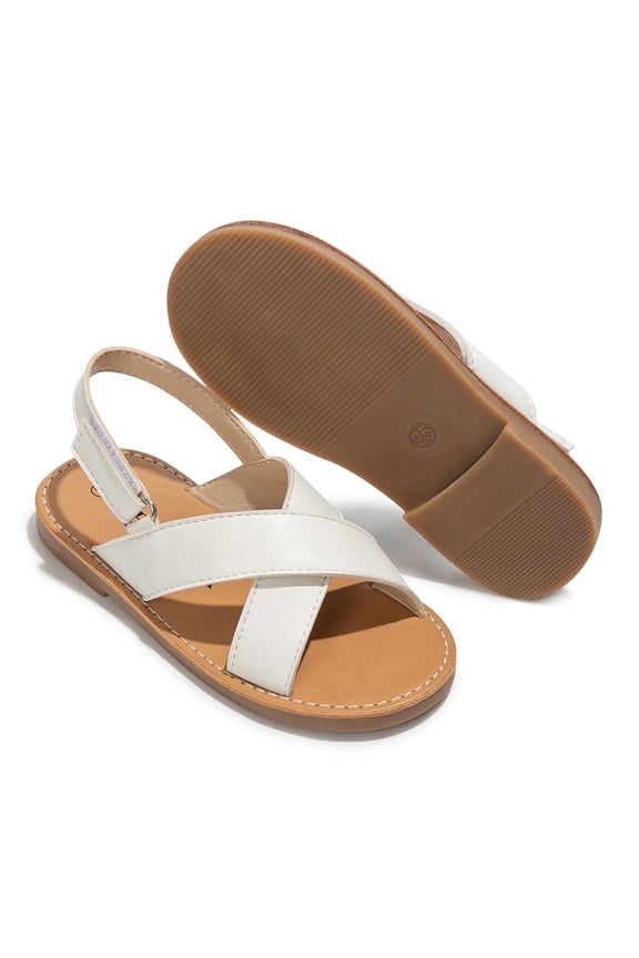 Toddler Girls Boys Sandals Open Toe Summer PU leather Shoes for Little Kids