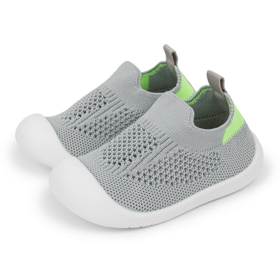 Meckior Toddler Girls Boys Sneakers Breathable Lightweight Mesh Shoes Non Slip Soft Sole for Little Kids