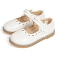 thumbnail image 1 of Meckior Toddler Girls Dress Shoes Little Girls Mary Jane Bowknot Soft Sole Princess Shoes for Little Kids, 1 of 9