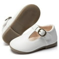 Meckior Toddler Girls Dress Shoes Little Girls Mary Jane Soft Sole Princess Shoes for Little