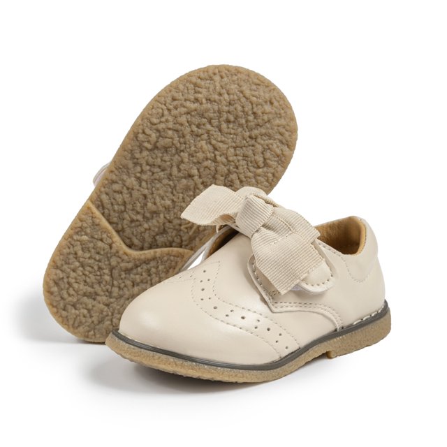 Meckior Toddler Girls Dress Shoes Little Girls Mary Jane Soft Sole