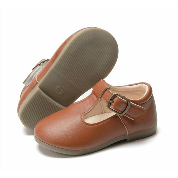 Meckior Toddler Girls Dress Shoes Little Girls Mary Jane Soft Sole Princess Shoes for Little Kids