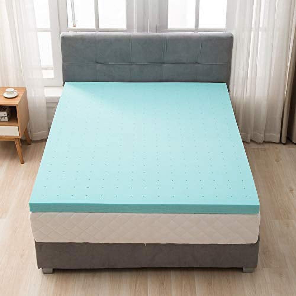 Mecor 2 Inch 2" 100 Gel Infused Memory Foam Mattress Topper King Size