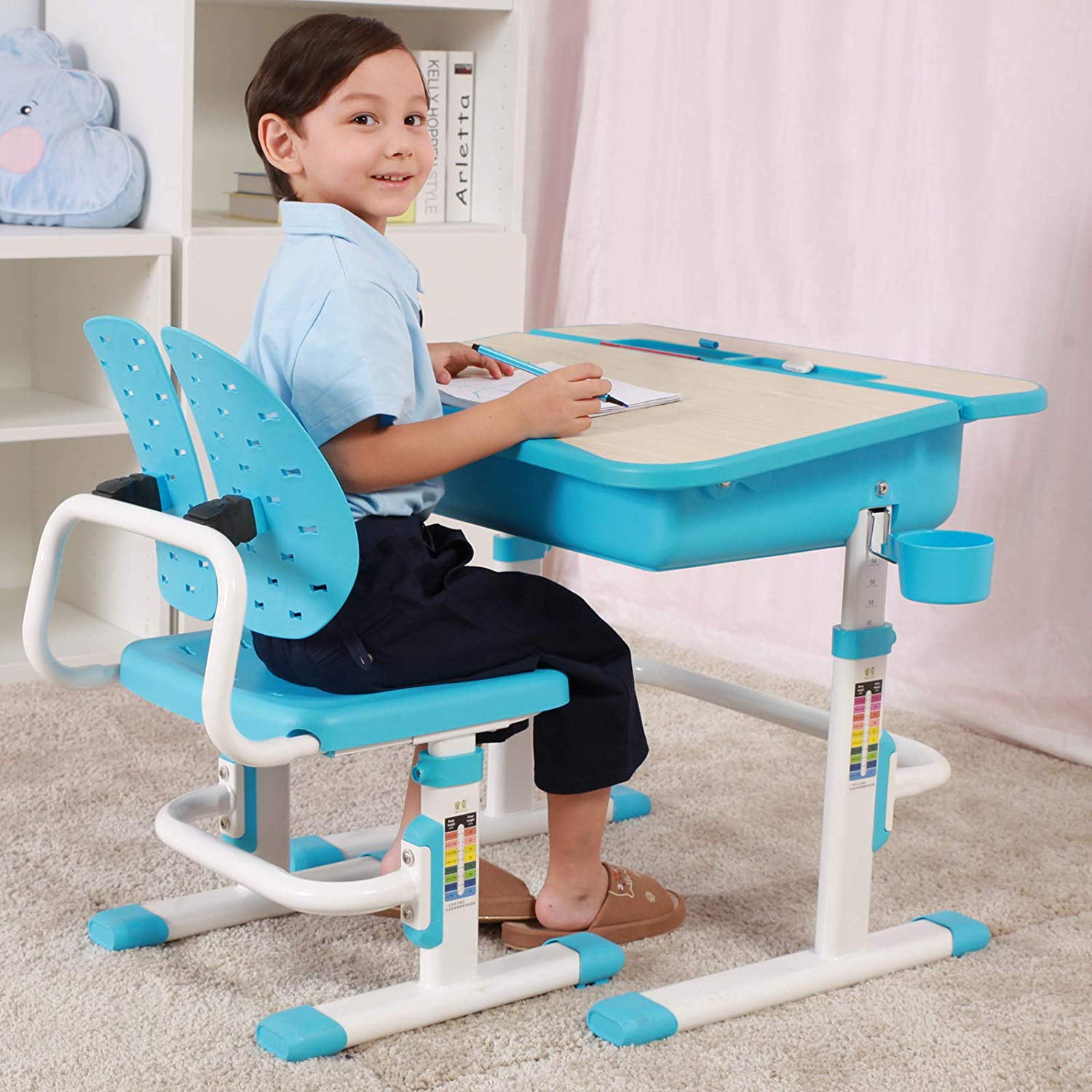 Mecor Kids Adjustable Study Desk Chair, Ergonomic Design with