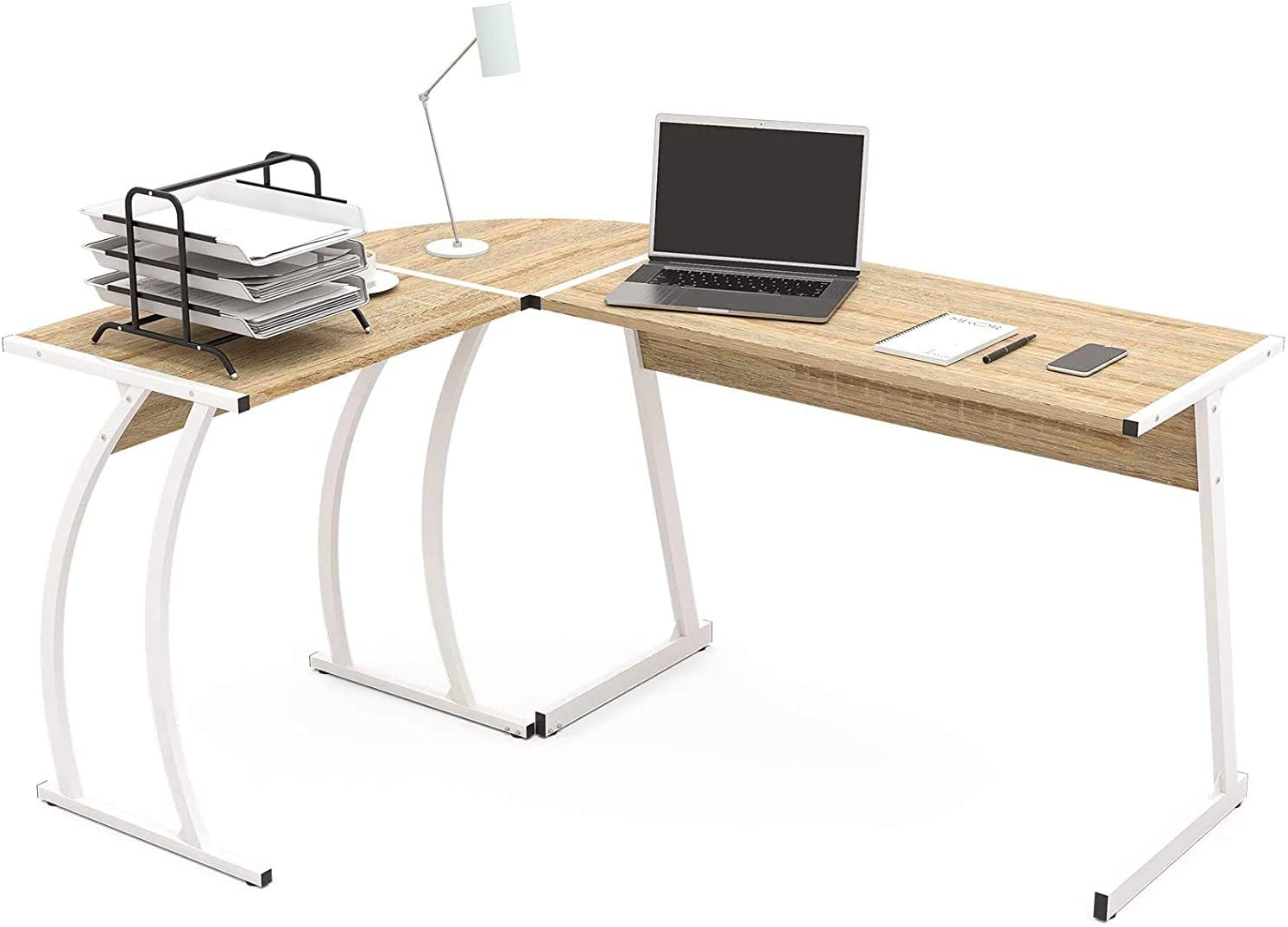 Mecor LShaped Desk Computer Desk Office Workstation Modern Home Study