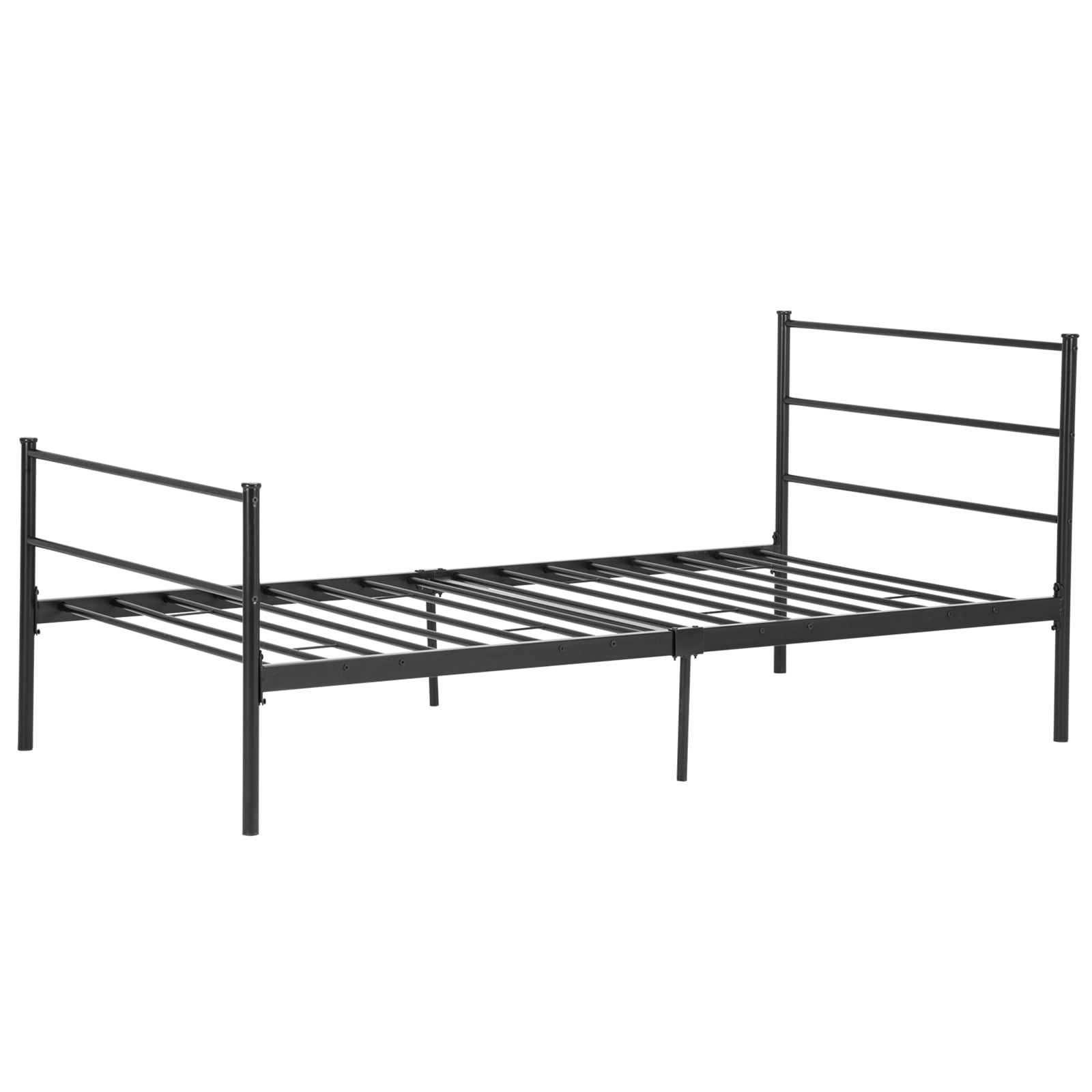 Mecor Metal Bed Frame Platform With Headboard Footboard 10 Legs Furniture Black Multiple Sizes