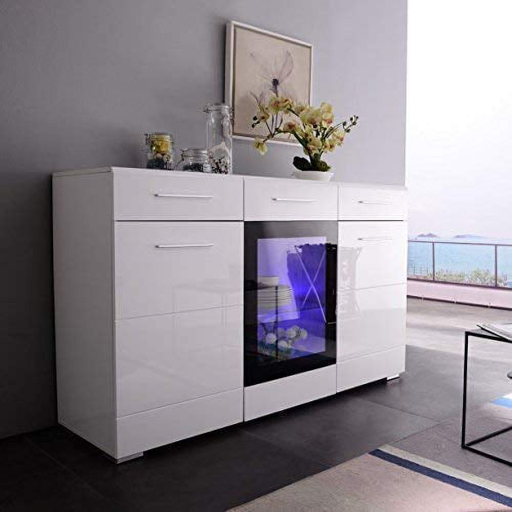 Mecor Sideboard Cabinet Buffet Kitchen Sideboard and Storage