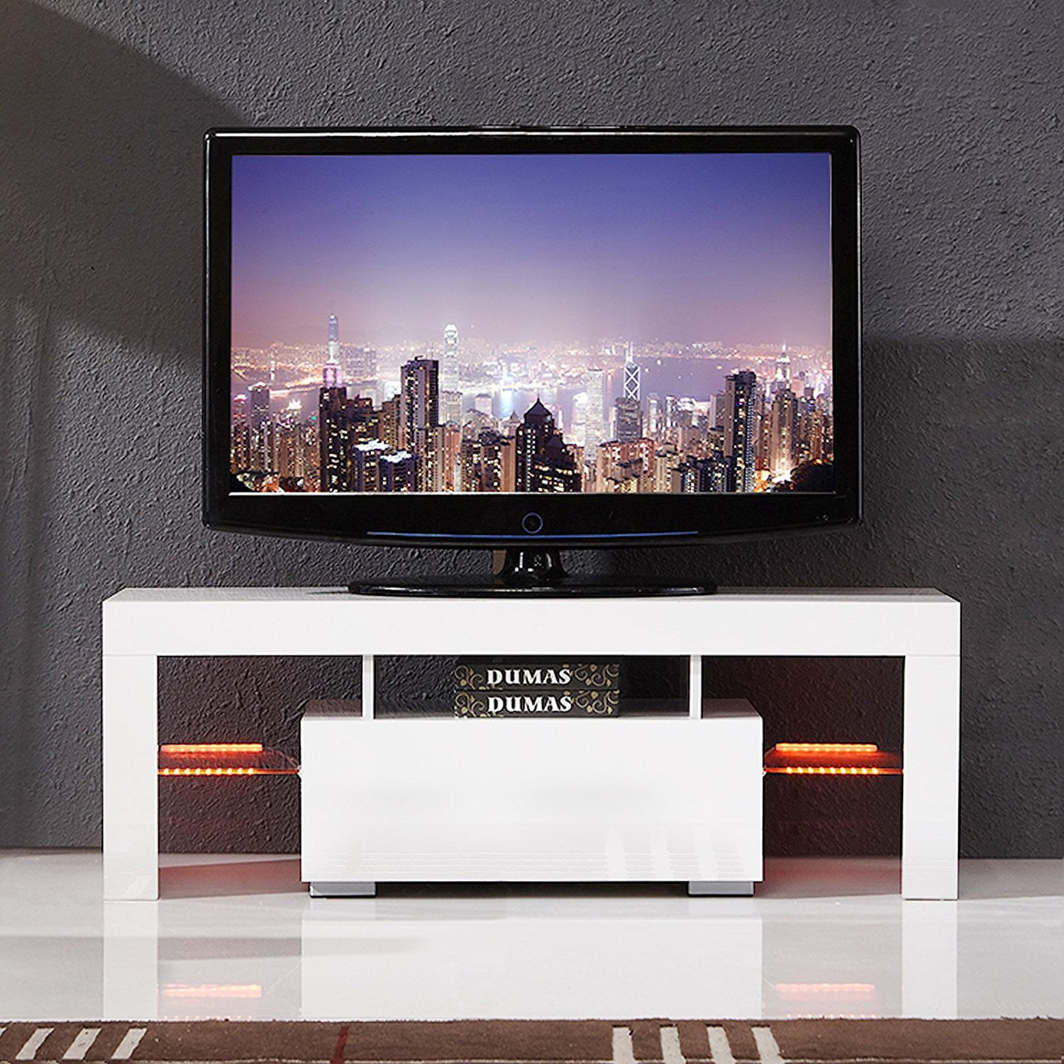 Mecor led 2024 tv stand