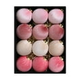 thumbnail image 1 of Mecorevxz 12 Pcs Velvet Christmas Tree Ornaments,60mm/2.36in Large Christmas Ornaments Set Shatterproof Hanging Flocked Balls for Xmas Tree Decor(B), 1 of 5