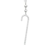 Mecorevxz 12Pcs Christmas Glitter Candy Cane Plastic Candy Cane Hanging Pendant Christmas Tree Ornament for Xmas Party Favors Holiday Decoration(A)