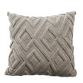 thumbnail image 1 of Mecorevxz 17.72 Inches One Sided Pattern Pillow Cover Cushion Cover Sofa Living Room Decorative Pillow Cover Decorations Suitable for Sofa and Bedroom（Gray）, 1 of 7