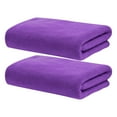 thumbnail image 1 of Mecorevxz 2 Pcs Microfiber Bath Towel(30 x 14),Quicker Drying,Soft,Absorbent Fitness Towel Fast Drying Washcloth for Bath Fitness,Bathroom,Sports,Yoga,Travel,Pool,Beach(Purple), 1 of 6