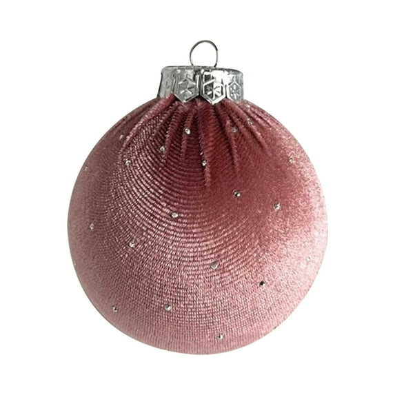 Mecorevxz 3.15Inch Christmas Balls Decorations Christmas Velvet Balls Ornaments for Christmas Tree Decor